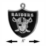 NFL Siskiyou Sports Fan Shop Las Vegas Raiders Chain Necklace with Small Charm 22 inch Team Color