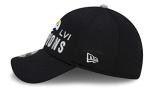 New Era Men's Black Los Angeles Rams Super Bowl LVI Champions Locker Room Trophy Collection 9FORTY Snapback Adjustable Hat