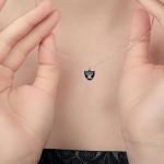 NFL Siskiyou Sports Fan Shop Las Vegas Raiders Chain Necklace with Small Charm 22 inch Team Color