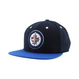 Winnipeg Jets NHL Officially Licensed Adjustable Snapback Hat Flat Bill Z11 Icon Two Color