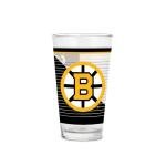Rico Industries NHL Hockey Boston Bruins Standard 16 oz Pint Glasses with Digitally Printed Logo, Classic Drinking Glass - Great for Every Day Use