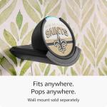 Amazon Echo Pop (newest model) | Officially Licensed NFL Limited-Edition | New Orleans Saints ('25-26 Season Design)