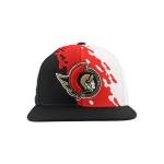 Ottawa Senators NHL Officially Licensed Adjustable Snapback Hat Flat Bill Z11 Retro Paintbrush