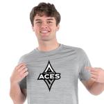 Holloway WNBA Las Vegas Aces All-Pro Tee - Lightweight Basketball Shirt, Perfect for Athletes & Sports Fan, Multi, Large