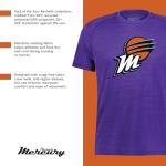Holloway WNBA Phoenix Mercury All-Pro Tee - Lightweight Basketball Shirt, Perfect for Athletes & Sports Fan, Multi, Medium