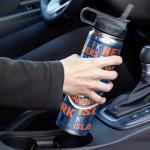 Rico Industries NHL Hockey New York Islanders 22oz Stainless Steel Tumbler with Lid - Great For Coffee, Tea, Water or Cocktails