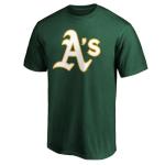 Outerstuff MLB Kids Youth 8-20 Outfield Primary Logo Performance T-Shirt (US, Numeric, 14, 16, Regular, Oakland Athletics - Green)