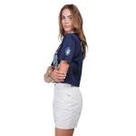 Ultra Game WNBA Official Womens Super Soft Mesh Crop Top T-Shirt, Minnesota Lynx, Team Color, XX-Large