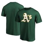 Outerstuff MLB Kids Youth 8-20 Outfield Primary Logo Performance T-Shirt (US, Numeric, 14, 16, Regular, Oakland Athletics - Green)
