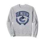 Vancouver Canucks Vintage Victory Gray Officially Licensed Sweatshirt
