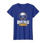 Buffalo Sabres Power Play Blue NHL Officially Licensed T-Shirt, Women, Royal Blue, 3X-Large