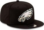New Era NFL 9FIFTY Team Color Adjustable Snapback Hat Cap - One Size (US, Alpha, One Size, Philadelphia Eagles - Black)