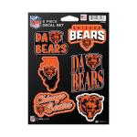 Rico Industries NFL Football Chicago Bears 6-Piece Decal Set