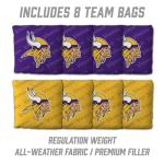 YouTheFan NFL Minnesota Vikings 2’ x 3’ Wood Cornhole Game with Logo Bags