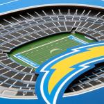YouTheFan Officially-licensed NFL Los Angeles Chargers Stadium Series 3D Wall Art - multi-layer team stadium replica, detailed sports fan gift, indoor decor