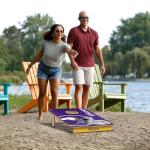 YouTheFan NFL Minnesota Vikings 2’ x 3’ Wood Cornhole Game with Logo Bags