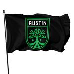 A-Ustin Fc Flag 3x5 Ft Outdoor Outdoor Banner Polyester Flag Bright Fade Resistant Metallic Ring Flag