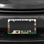 Rico Industries NHL Minnesota Wild Primary 12" x 6" Chrome All Over Automotive License Plate Frame for Car/Truck/SUV