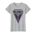 WNBA Golden State Valkyries Logo T-Shirt, Women, Heather Grey, Large