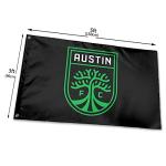 A-Ustin Fc Flag 3x5 Ft Outdoor Outdoor Banner Polyester Flag Bright Fade Resistant Metallic Ring Flag