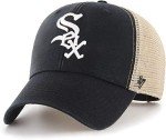 '47 MLB Flagship Wash Mesh MVP Adjustable Hat, Adult One Size Fits All (Chicago White Sox, One Size, Black)