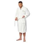 Northwest NFL Los Angeles Chargers Adult Unisex Silk Touch Bathrobe, Large/X-Large, White, Officially Licensed Loungewear, Soft Plush Polyester