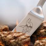 YouTheFan NFL Minnesota Vikings Stainless Steel BBQ Spatula with Bottle Opener