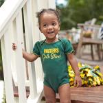 NFL Green Bay Packers Baby-Girl 3 Pack Bodysuit, Team Color, 3-6 Months (138823160PKR06M-697)