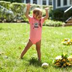 NFL Green Bay Packers Baby-Girl 3 Pack Bodysuit, Team Color, 3-6 Months (138823160PKR06M-697)