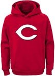 Outerstuff MLB Kids Youth 8-20 Team Color Polyester Performance Primary Logo Pullover Hoodie Sweatshirt and T-Shirt 2 Pack Combo Set - Cincinnati Reds Large (14-16)