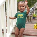 NFL Green Bay Packers Baby-Girl 3 Pack Bodysuit, Team Color, 3-6 Months (138823160PKR06M-697)