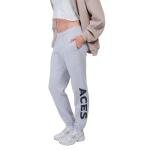 Ultra Game WNBA Official Womens Velvet Plush Jogger Sweatpants, Las Vegas Aces, Heather Gray, Large