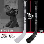 Franklin Sports NHL Los Angeles Kings 2 NHL Team Mini Hockey Set - Kids Indoor Knee Hockey Goal, Ball+2 Mini Stick Combo Ages 3+