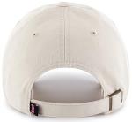 47 Brand MLB Natural Primary Logo Clean Up Adjustable Baseball Cap Hat, Adult One Size Fits All - Boston Red Sox Natural