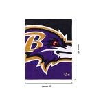 Baltimore Ravens NFL Supreme Slumber Plush Throw