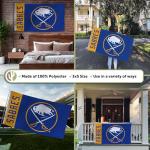 Desert Cactus Buffalo Sabres Flag NHL 100% Polyester Indoor Outdoor 3x5 feet National Hockey League Team Flags (Name Flag)