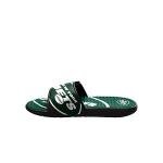 FOCO New York Jets NFL Mens Colorblock Big Logo Gel Slides - S