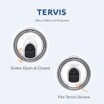 Tervis Traveler NHL San Jose Sharks - Night Game Triple Insulated Tumbler Travel Cup Keeps Drinks Cold & Hot, 30oz, Stainless Steel