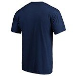 MLB Kids Youth 8-20 Outfield Primary Logo Performance T-Shirt (US, Numeric, 8, Regular, Atlanta Braves - Navy)