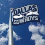 Rico Industries NFL Football Dallas Cowboys Bold 3' x 5' Banner Flag Single Sided - Indoor or Outdoor - Home Décor