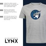 Holloway WNBA Minnesota Lynx All-Pro Tee - Lightweight Basketball Shirt, Perfect for Athletes & Sports Fan, Multi, Large