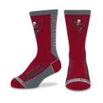 For Bare Feet NFL TAMPA BAY BUCCANEERS MVP Crew Sock Team Color Youth