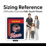 WNBA Indiana Fever Throw Blanket — Ultra-Soft Comfort for Fans of Women's National Basketball Association — Cozy Game Night Fleece Blanket for Living Room, Dorm, Tailgate, Gift & Basketball Season