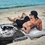 Northwest NHL Los Angeles Kings Microfiber Beach Towel, 30 x 60 Inches – Quick Dry, Sand Resistant, Lightweight, Highly Absorbent, Incisor Design