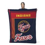 WNBA Indiana Fever Throw Blanket — Ultra-Soft Comfort for Fans of Women's National Basketball Association — Cozy Game Night Fleece Blanket for Living Room, Dorm, Tailgate, Gift & Basketball Season