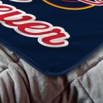 WNBA Indiana Fever Throw Blanket — Ultra-Soft Comfort for Fans of Women's National Basketball Association — Cozy Game Night Fleece Blanket for Living Room, Dorm, Tailgate, Gift & Basketball Season