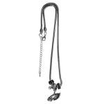 Siskiyou Sports NFL Philadelphia Eagles Euro Bead Necklace, 18-Inch, black