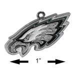 Siskiyou Sports NFL Philadelphia Eagles Euro Bead Necklace, 18-Inch, black