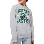 Junk Food Clothing x NFL - New York Jets - Team Helmet - Unisex Adult Pullover Fleece Hoodie for Men and Women - Size Medium