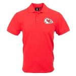 FOCO NFL Kansas City Chiefs Mens Polo Short Sleeve ShirtPolo Short Sleeve Shirt, Casual Color, XL